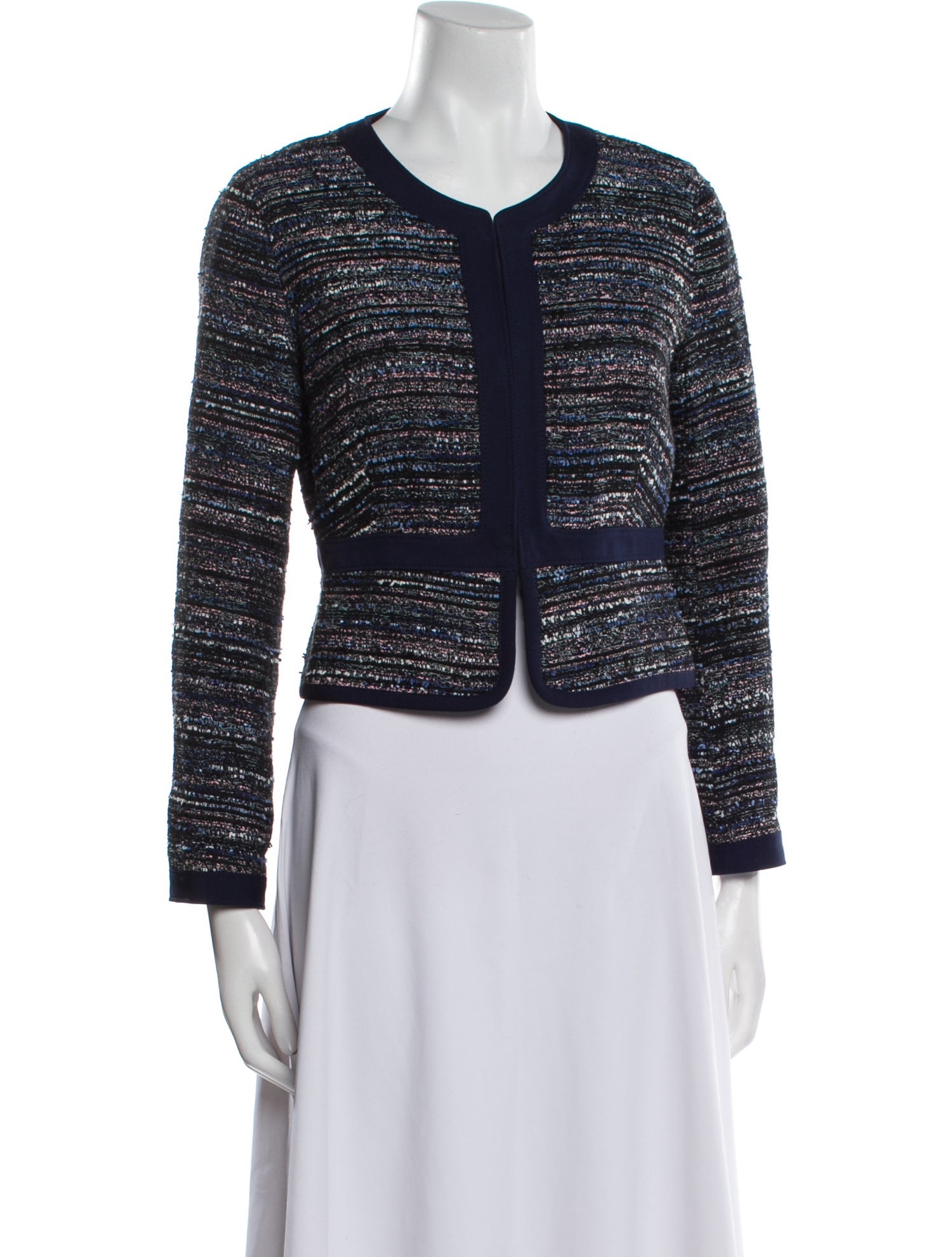 Diane von Furstenberg Tweed Pattern Evening Jacket