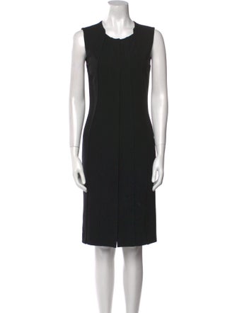 Diane von Furstenberg Scoop Neck Knee-Length Dress
