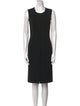 Diane von Furstenberg Scoop Neck Knee-Length Dress
