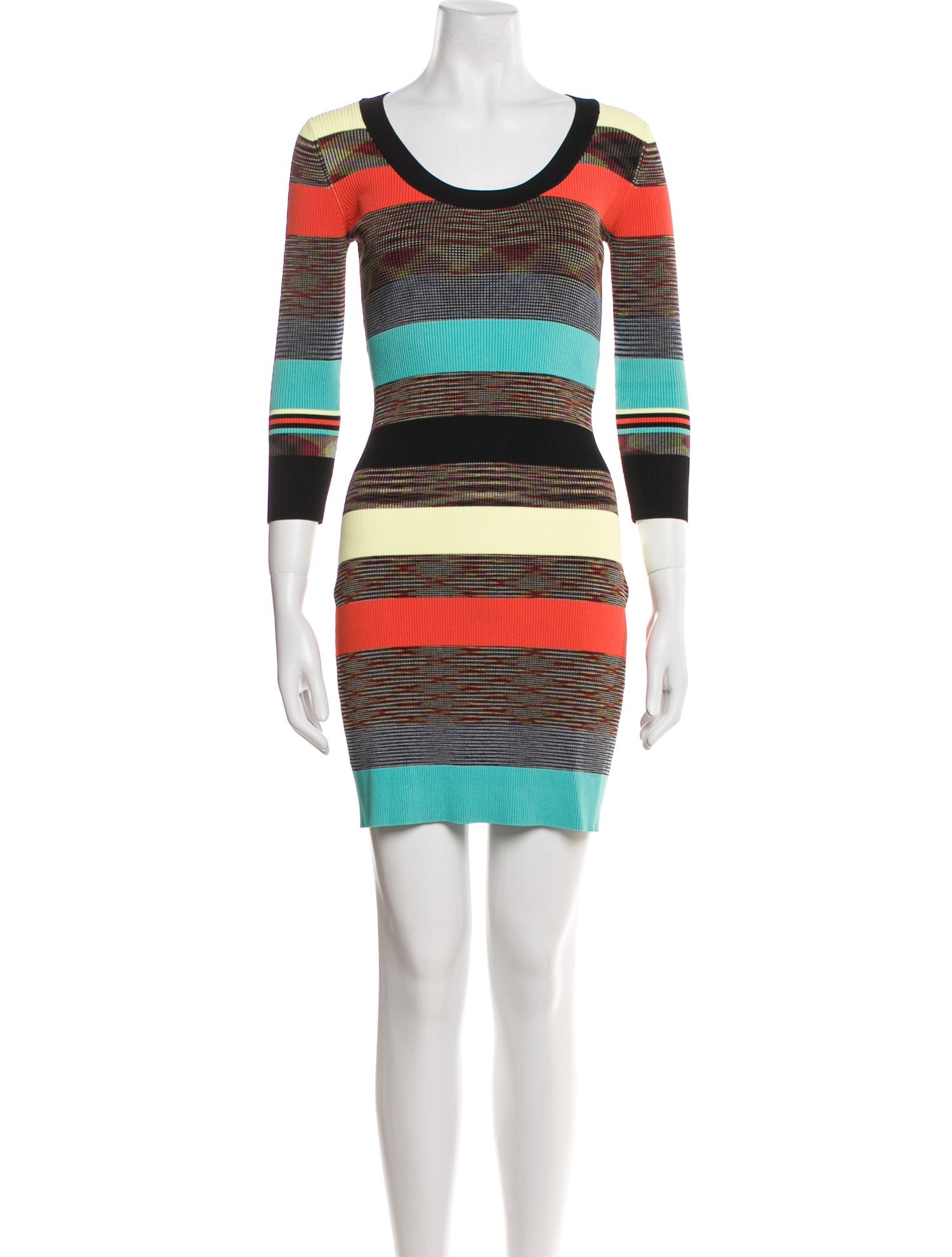 Diane von Furstenberg Striped Mini Dress