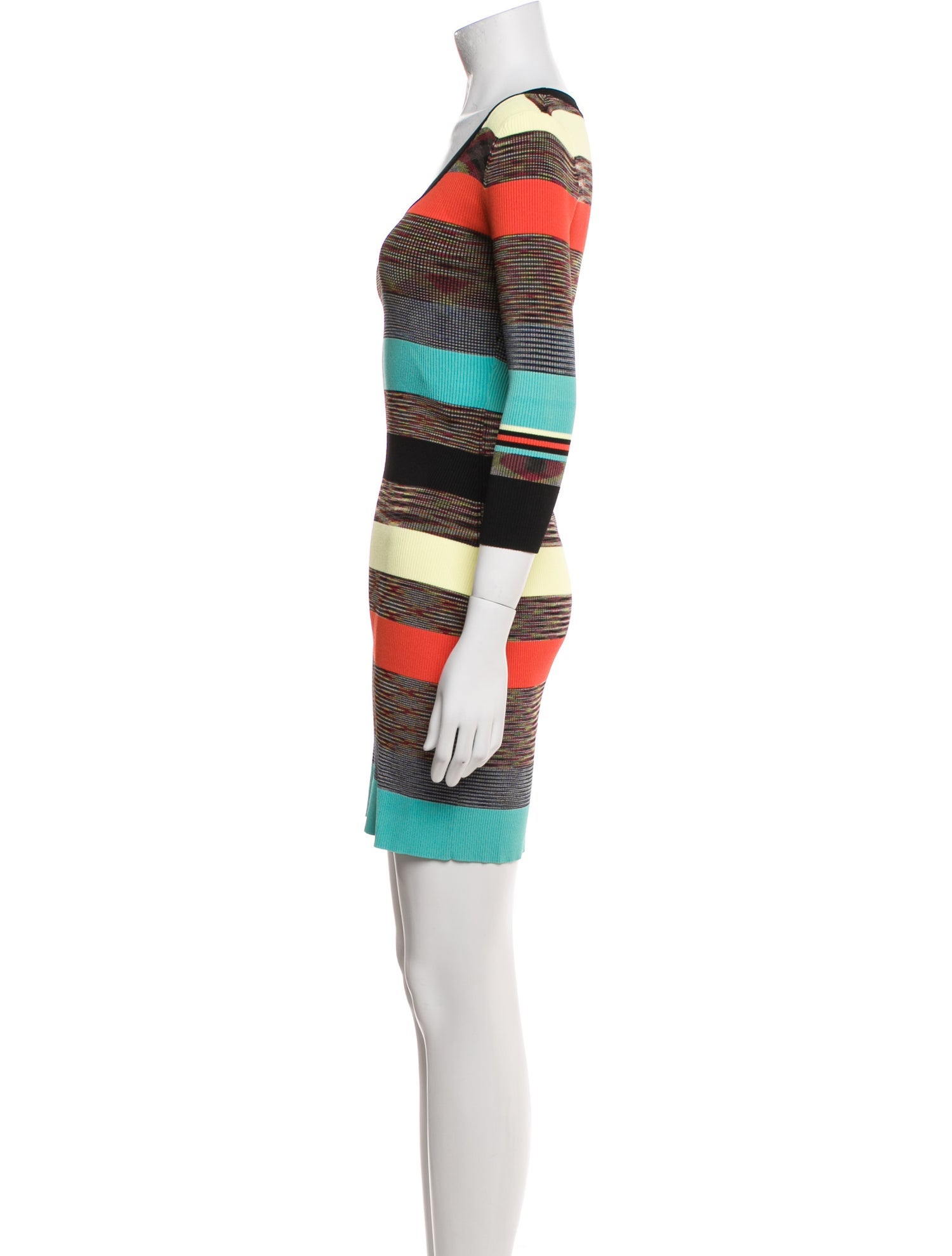 Diane von Furstenberg Striped Mini Dress