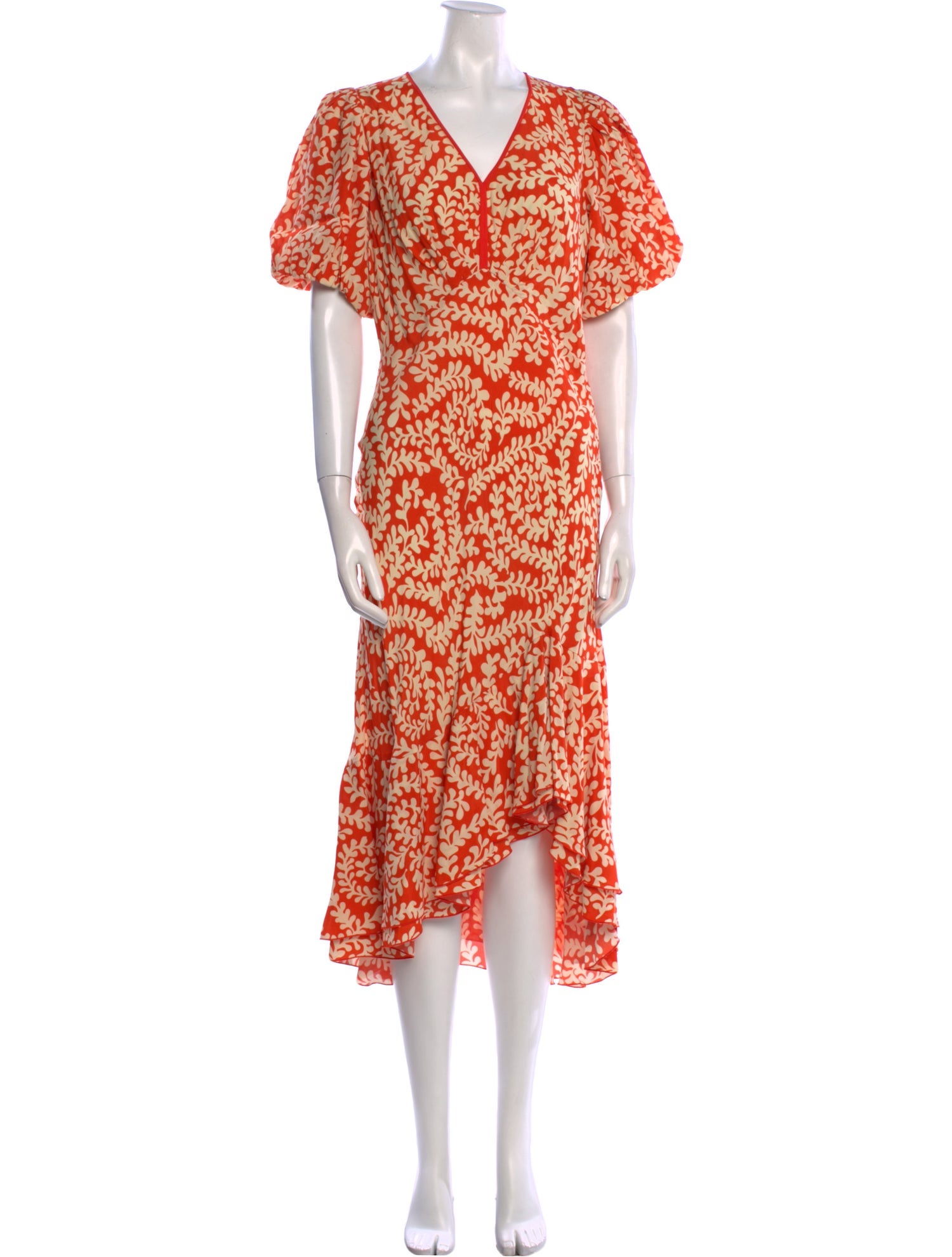 Diane von Furstenberg Floral Print Long Dress