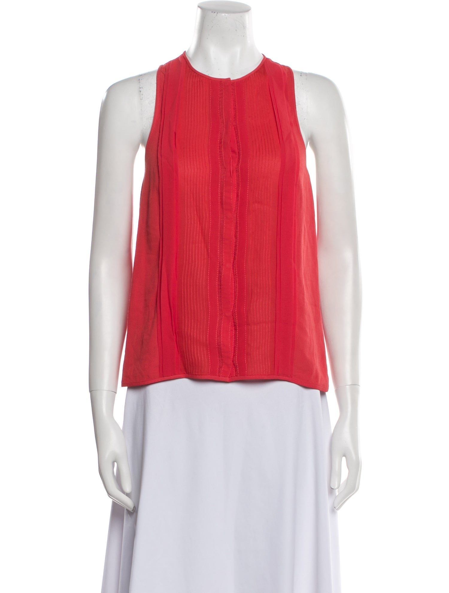 Diane von Furstenberg Crew Neck Sleeveless Top