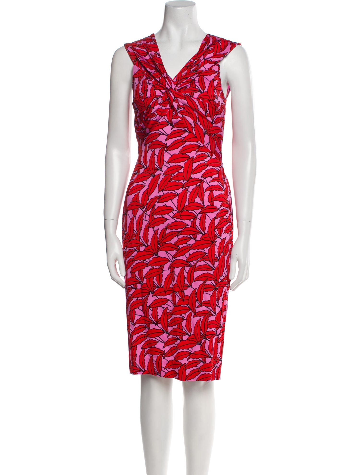 Diane von Furstenberg Printed Knee-Length Dress