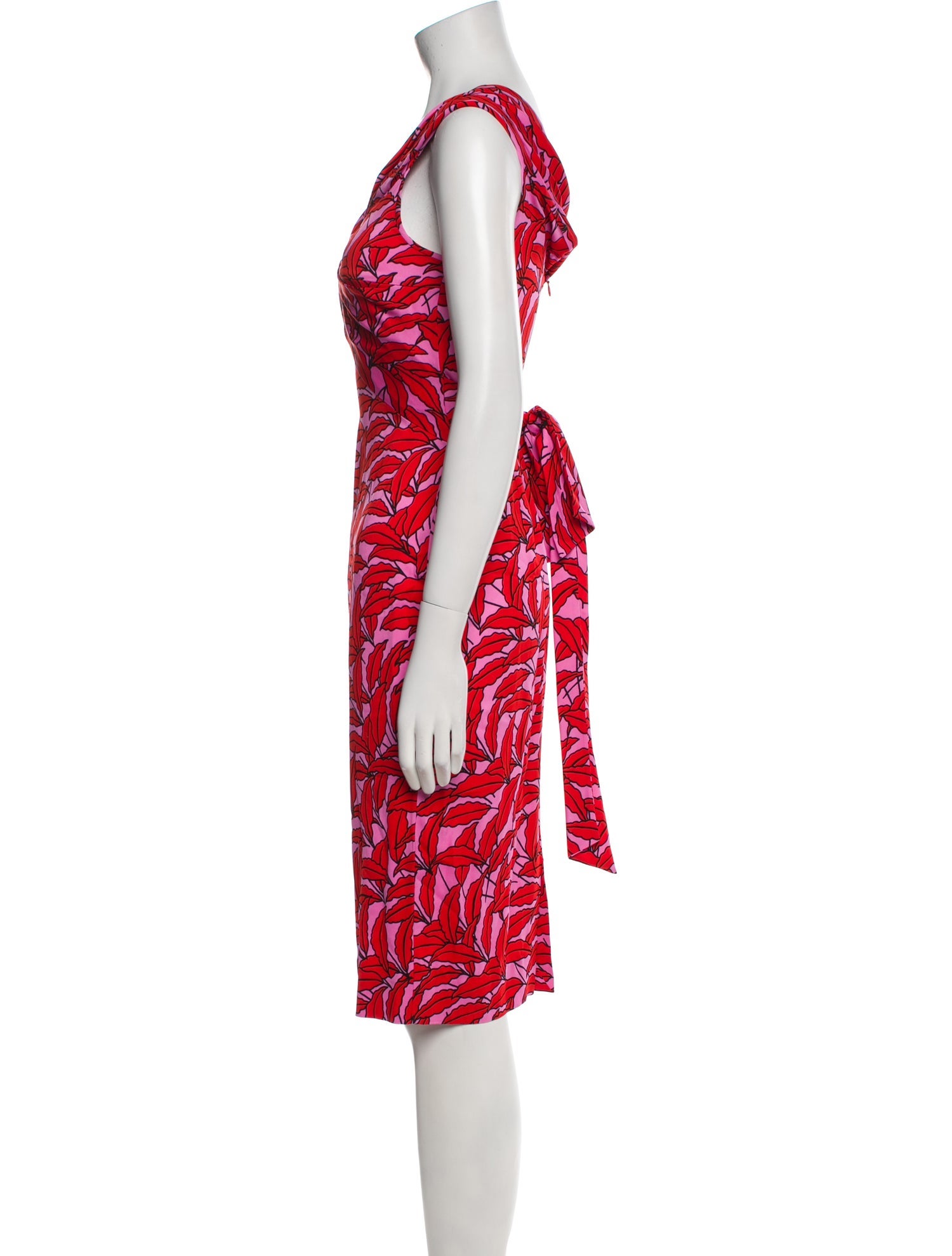 Diane von Furstenberg Printed Knee-Length Dress