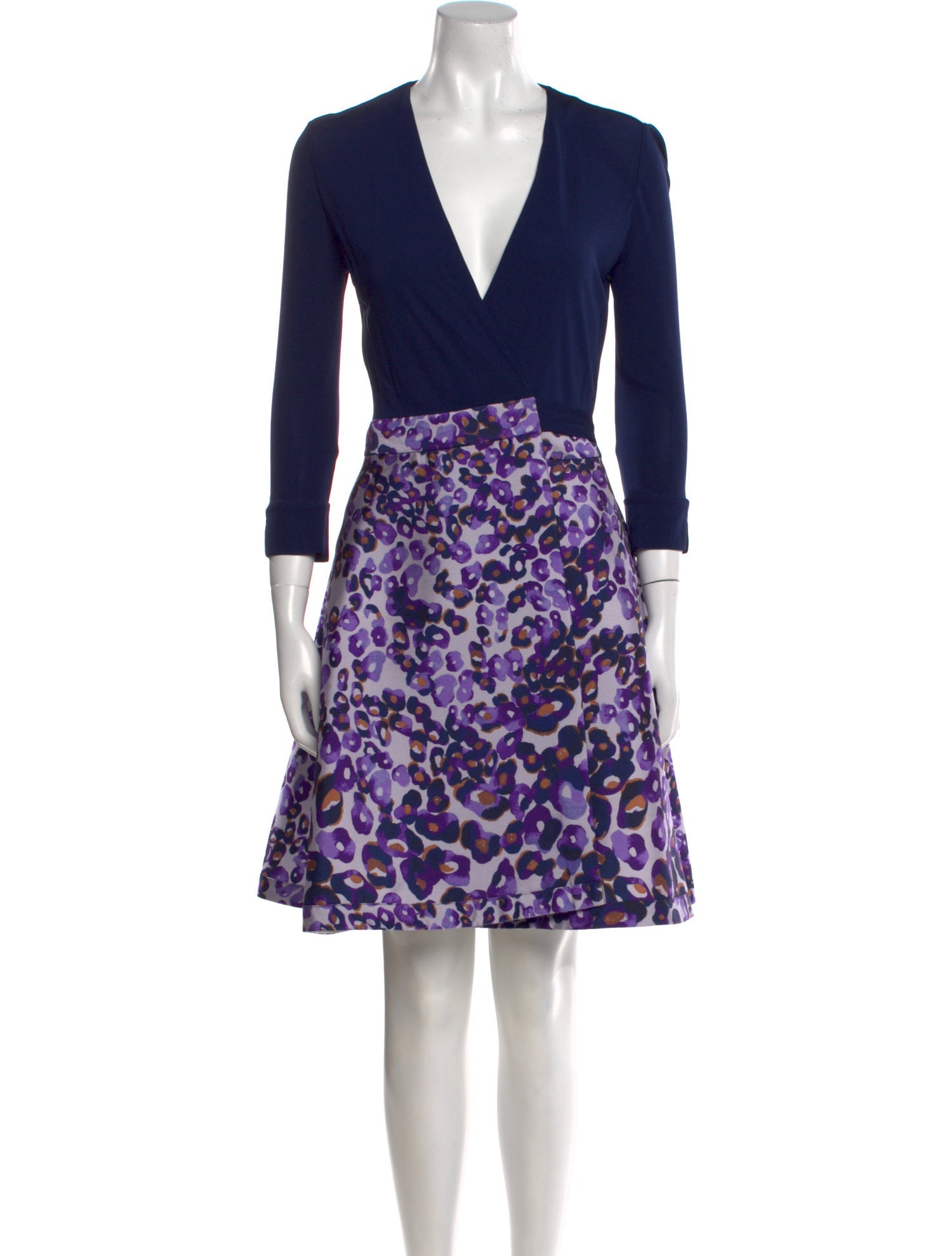 Diane von Furstenberg Printed Mini Dress