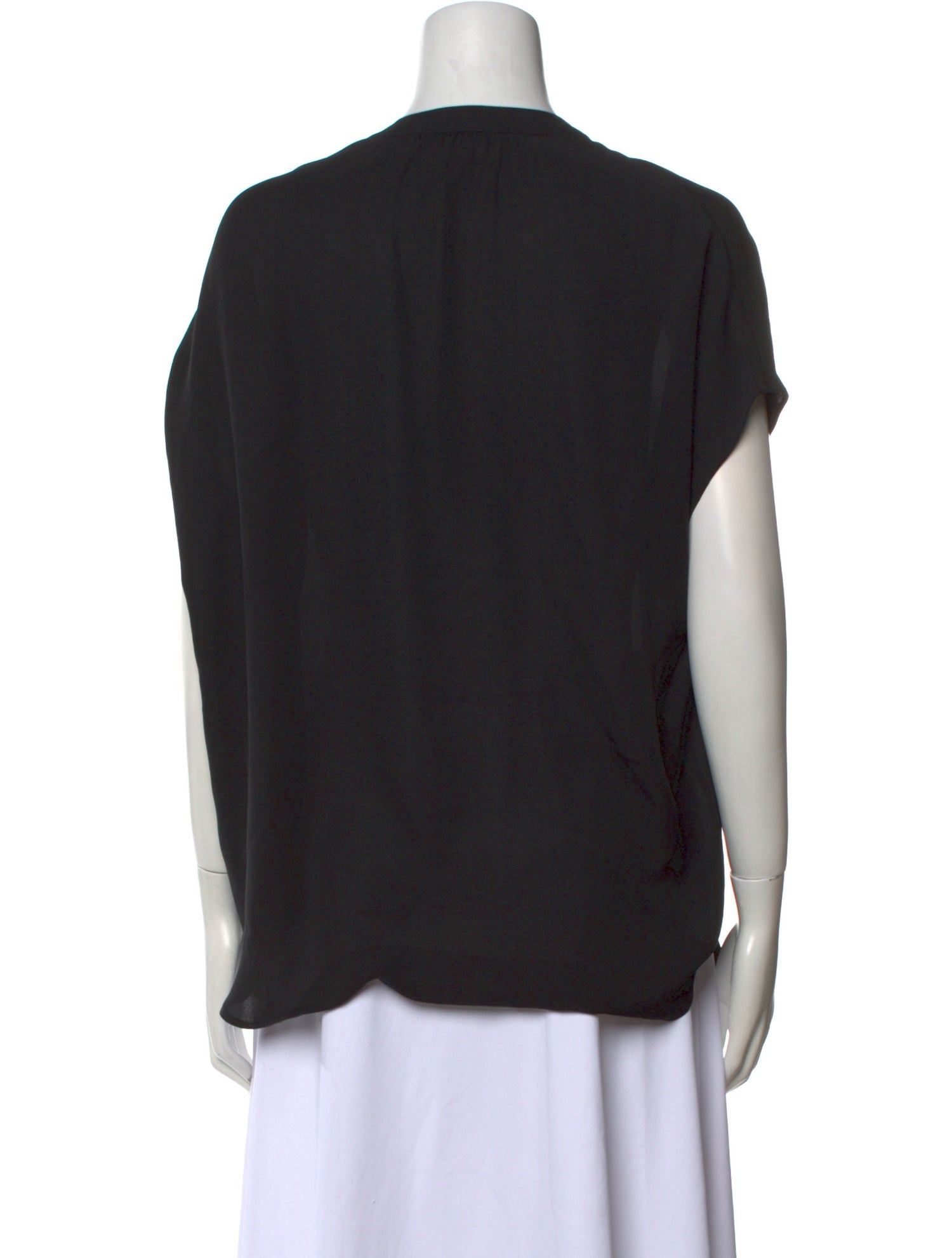 Diane von Furstenberg Silk V-Neck Blouse