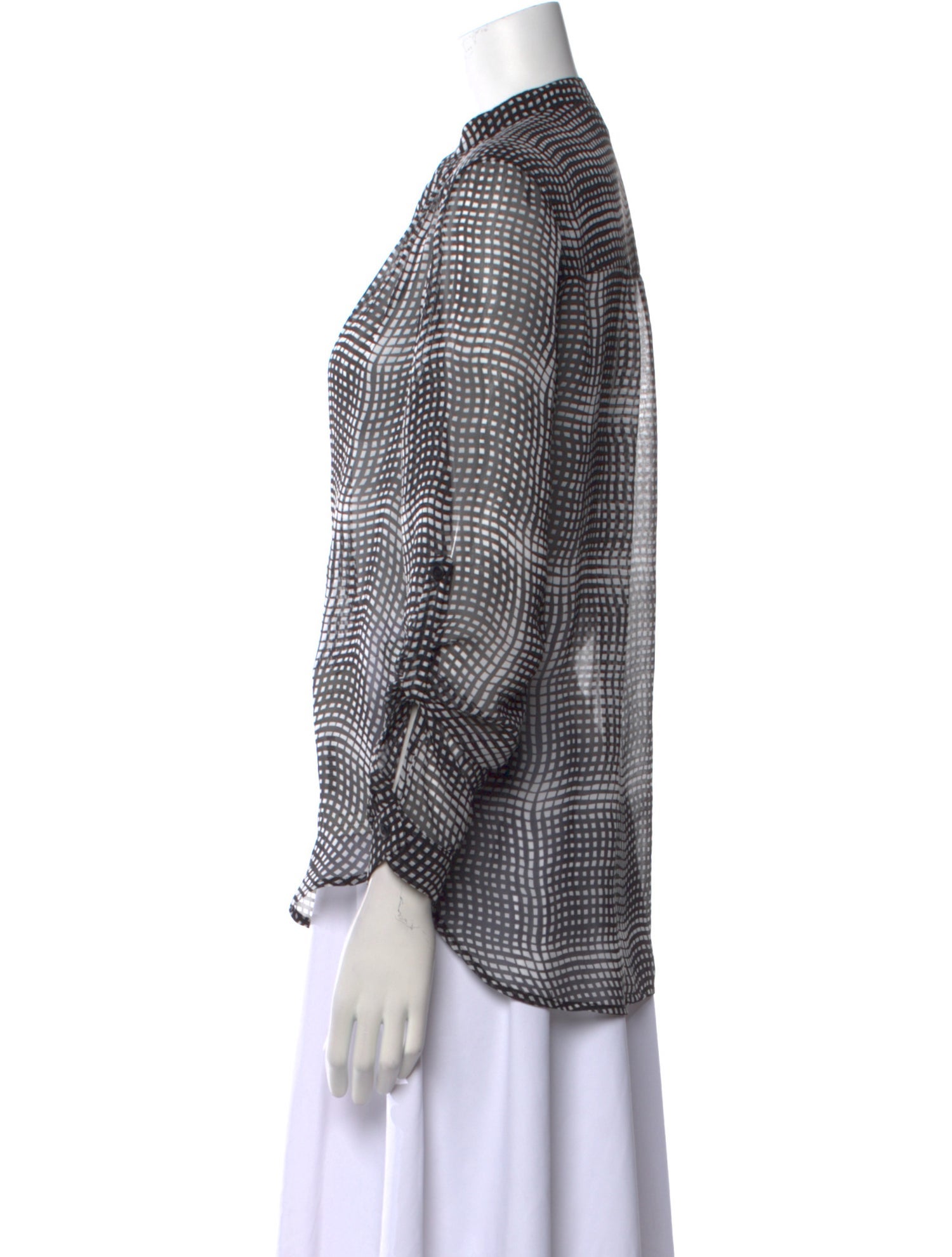 Diane von Furstenberg Silk Printed Blouse