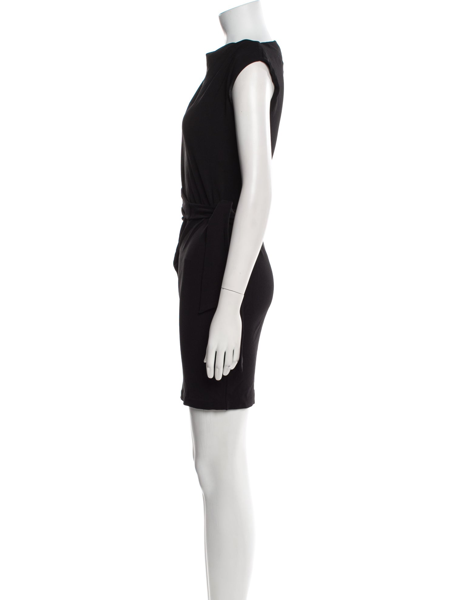 Diane von Furstenberg Bateau Neckline Mini Dress