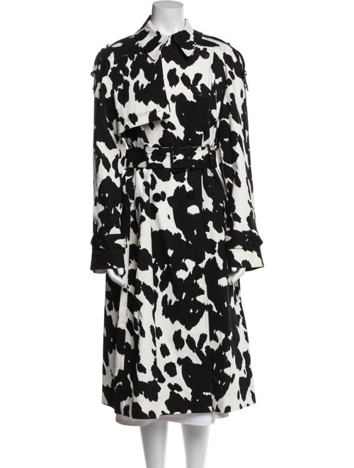 Diane von Furstenberg Animal Print Trench Coat