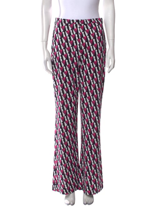 Diane von Furstenberg Silk Wide Leg Pants