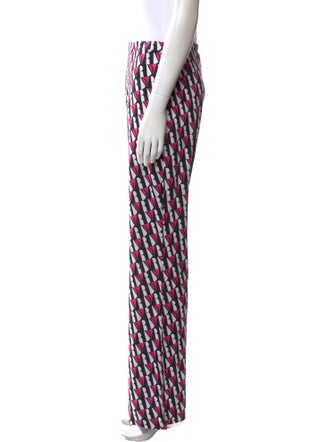 Diane von Furstenberg Silk Wide Leg Pants