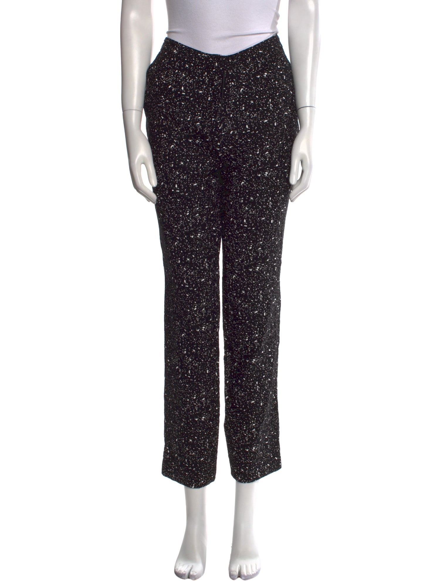 Diane von Furstenberg Printed Straight Leg Pants