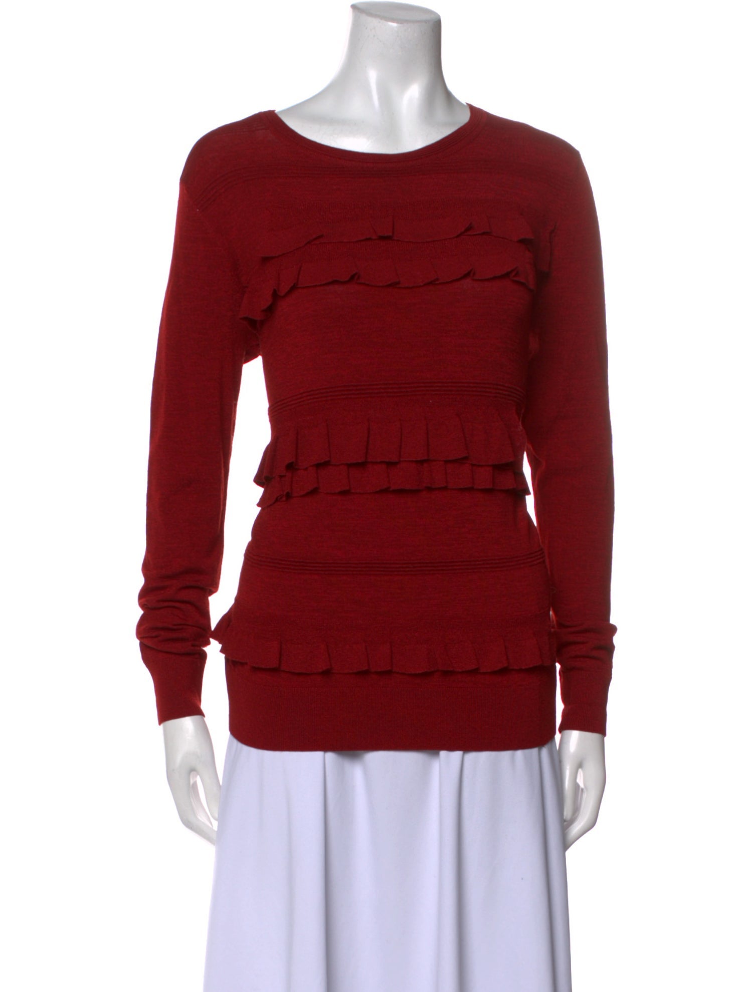 Diane von Furstenberg Merino Wool Striped Sweater