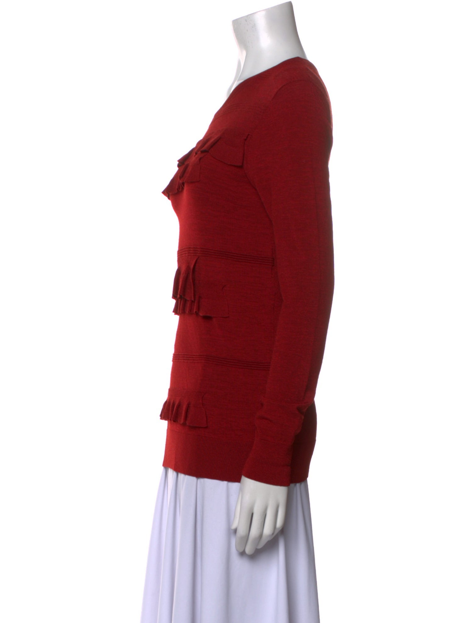 Diane von Furstenberg Merino Wool Striped Sweater