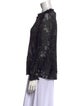 Diane von Furstenberg V-Neck Long Sleeve Blouse