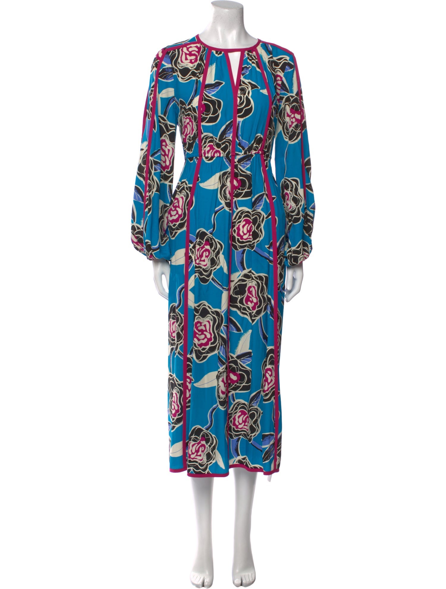Diane von Furstenberg Silk Long Dress