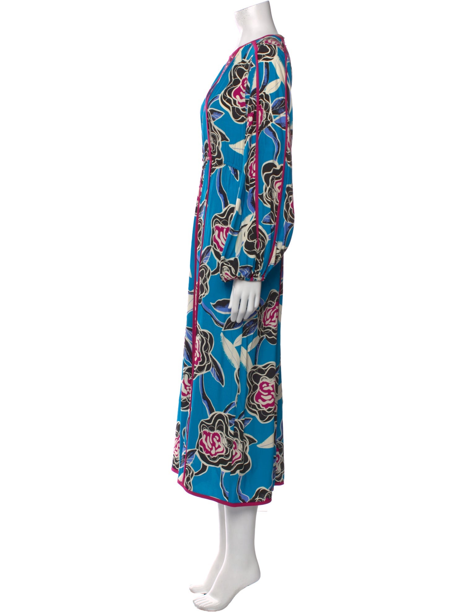 Diane von Furstenberg Silk Long Dress