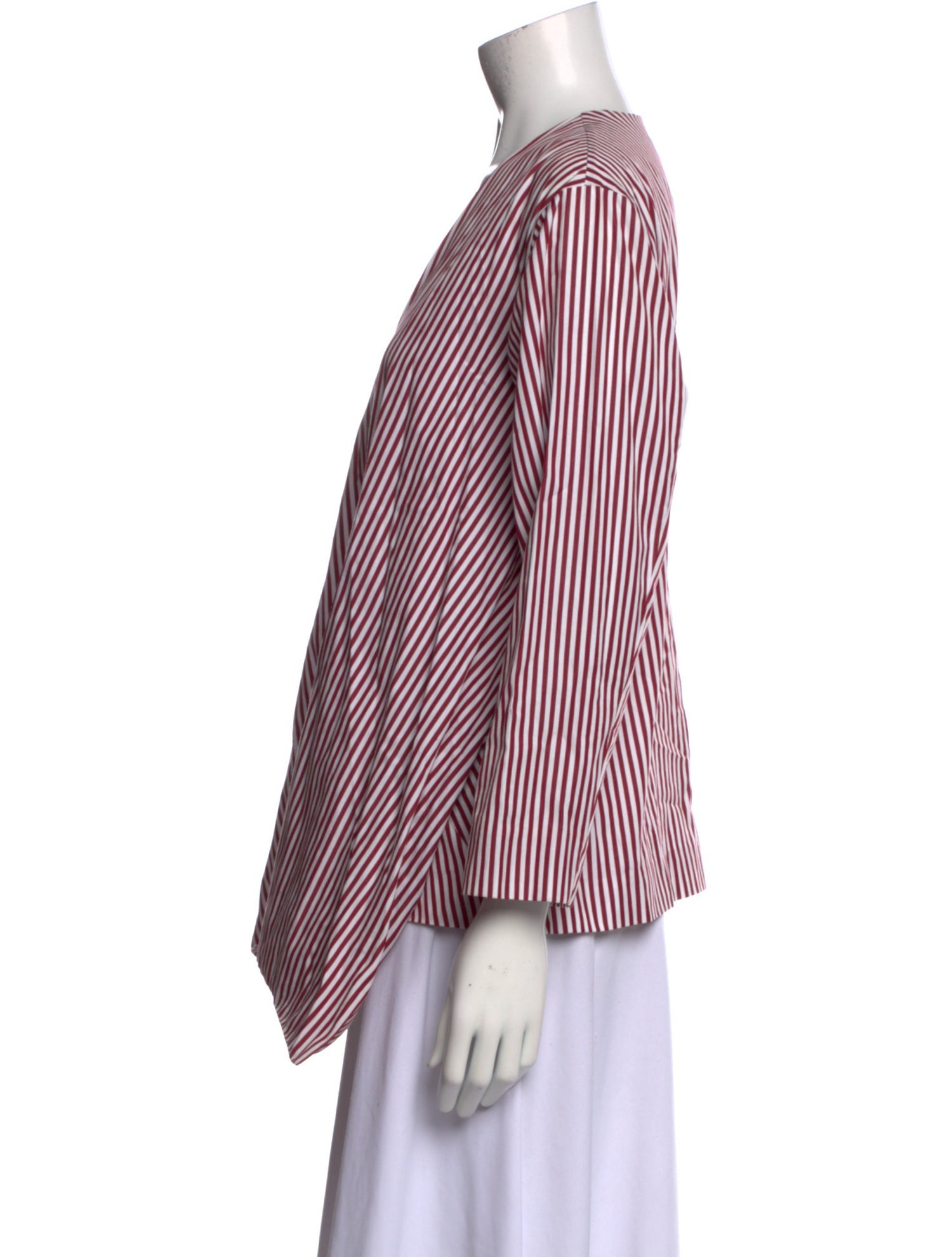 Diane von Furstenberg Striped V-Neck Tunic