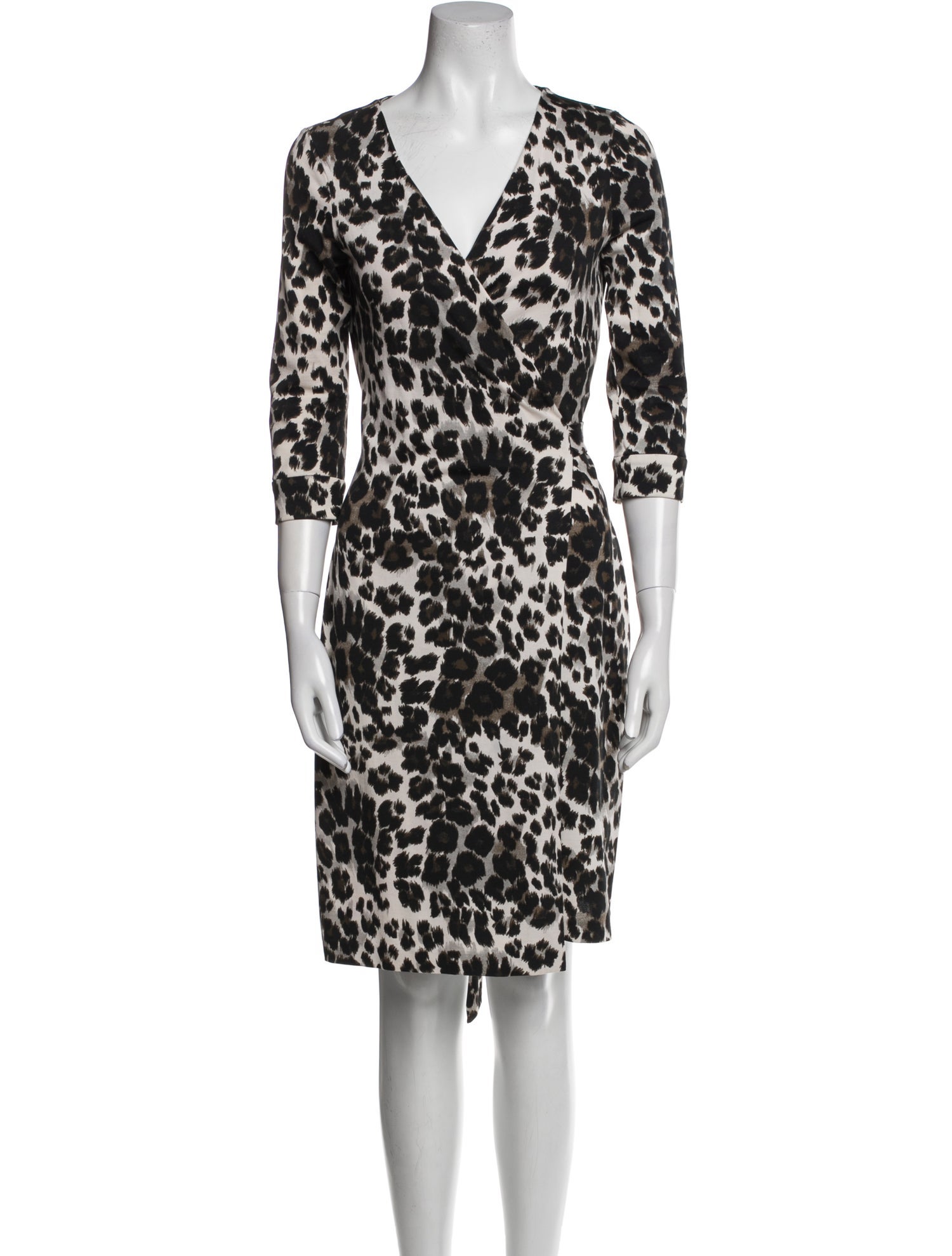 Diane von Furstenberg Animal Print Mini Dress