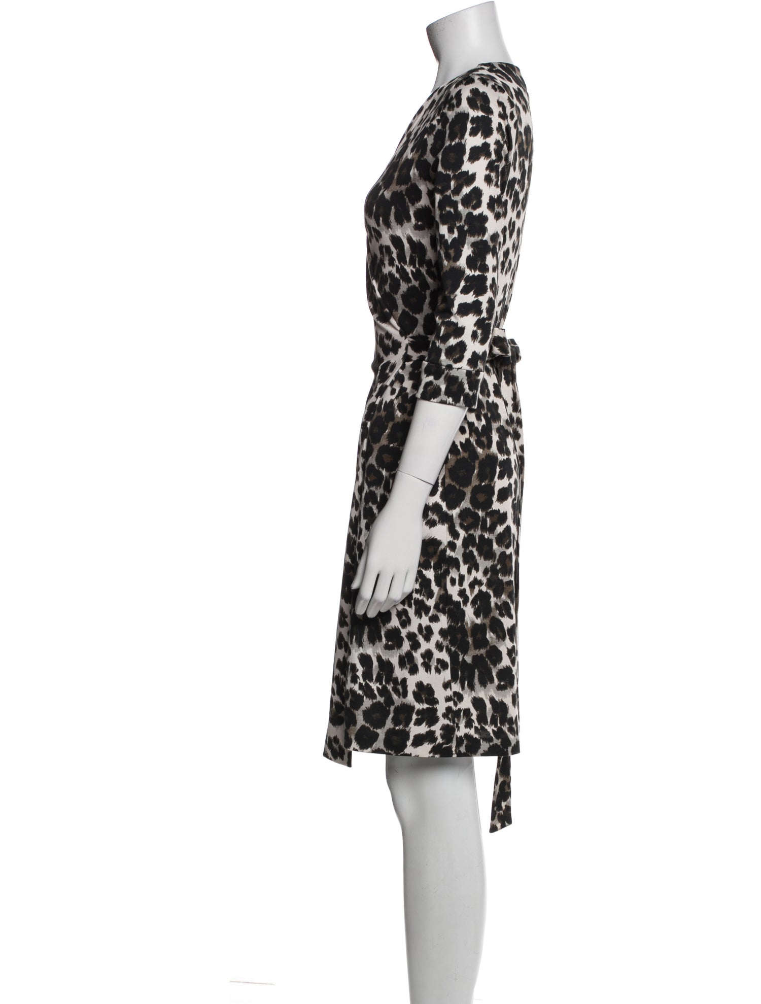 Diane von Furstenberg Animal Print Mini Dress