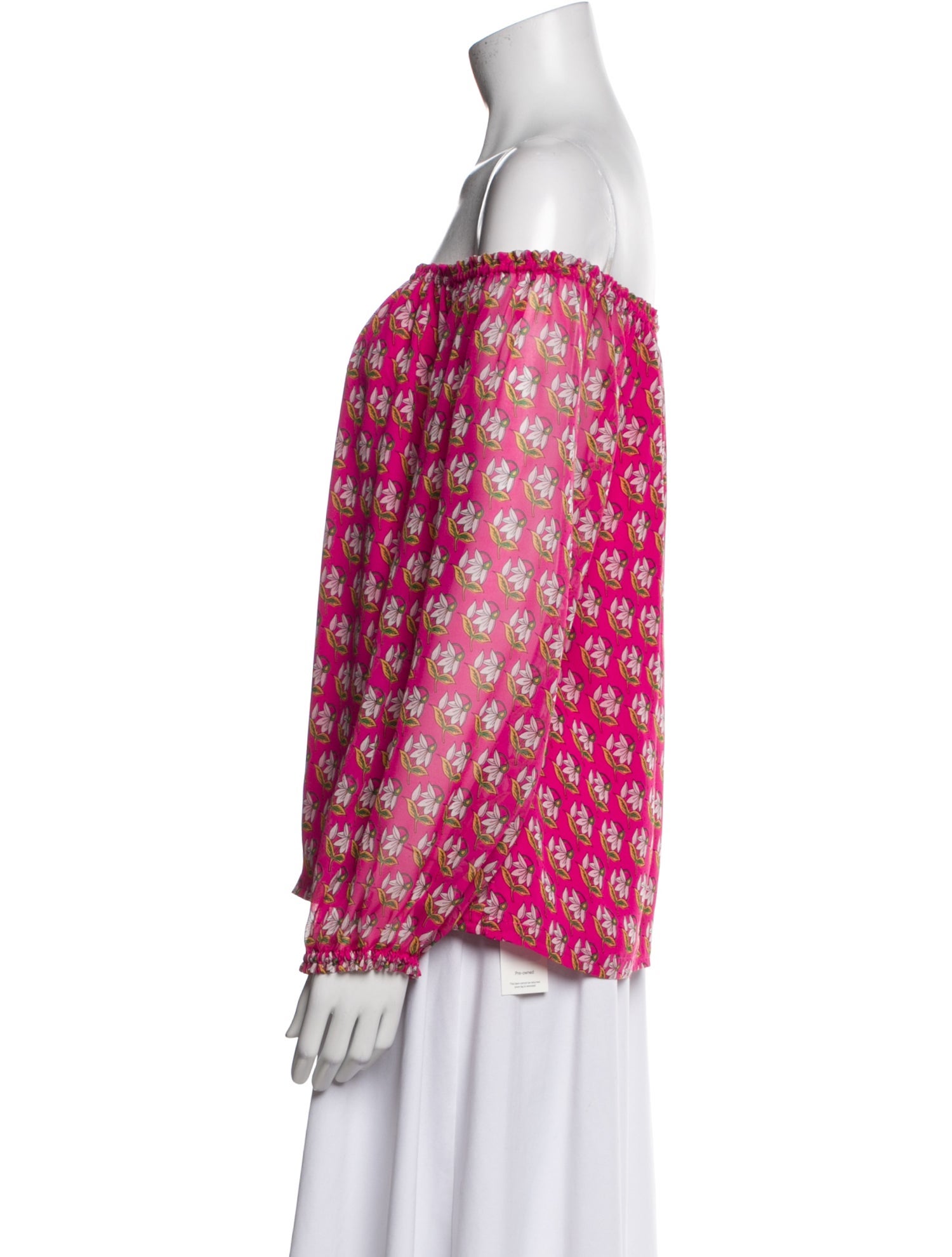 Diane von Furstenberg Silk Printed Blouse