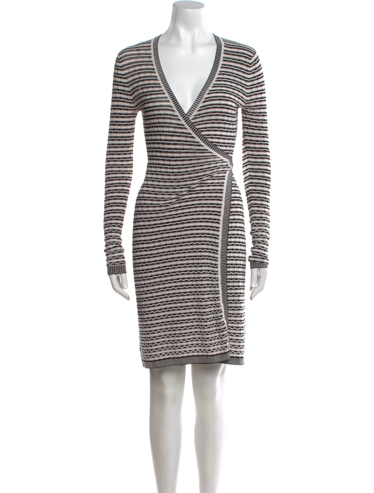 Diane von Furstenberg Striped Mini Dress