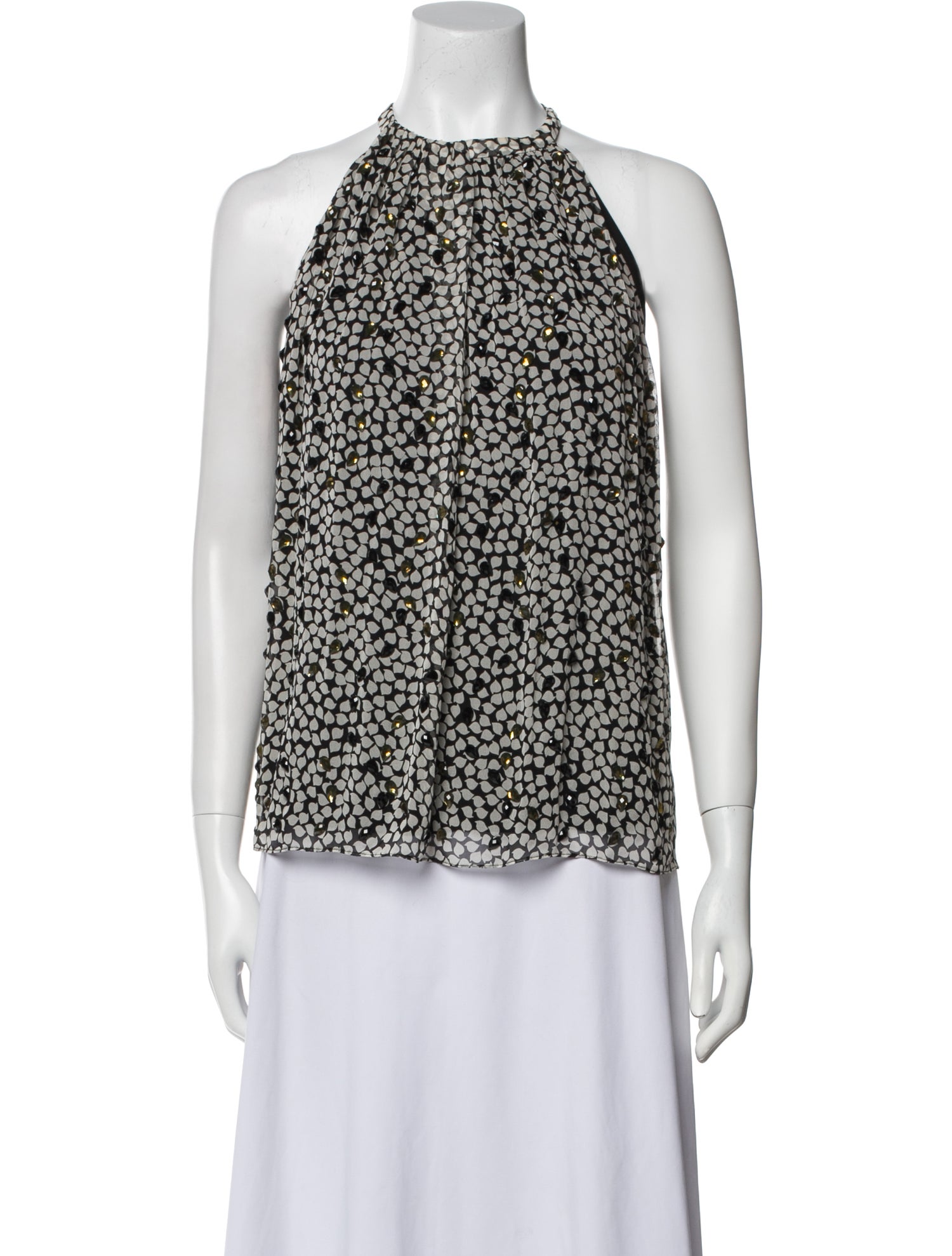 Diane von Furstenberg Silk Printed Blouse