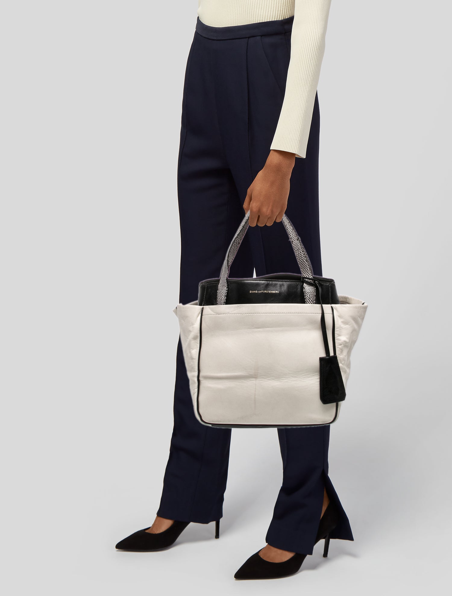 Diane von Furstenberg Leather Tote