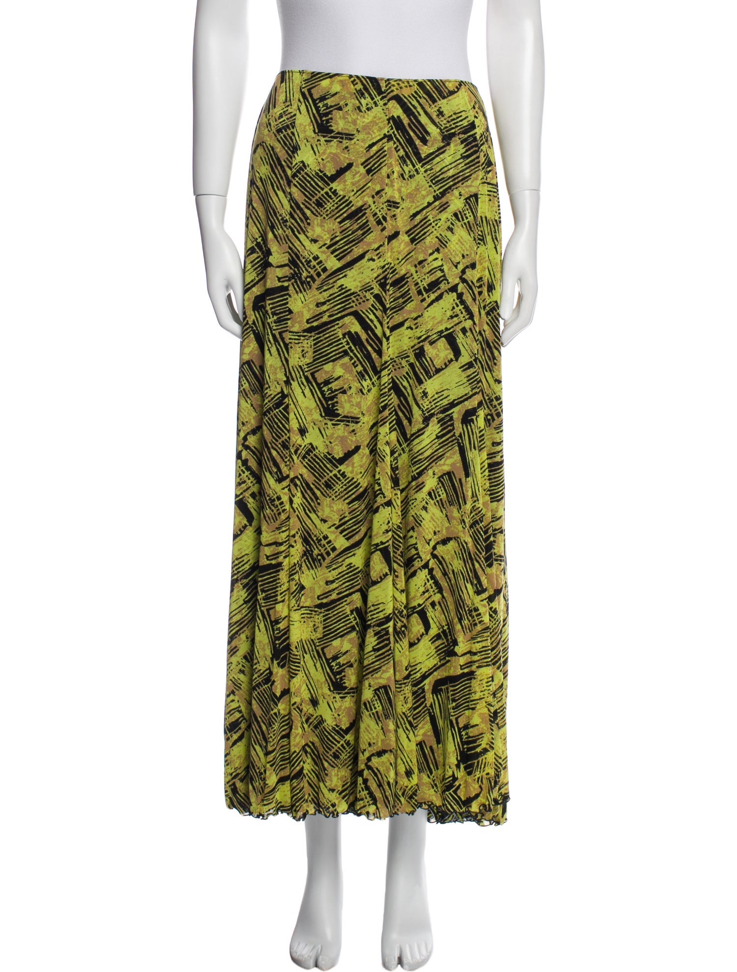 Diane von Furstenberg Printed Midi Length Skirt w/ Tags