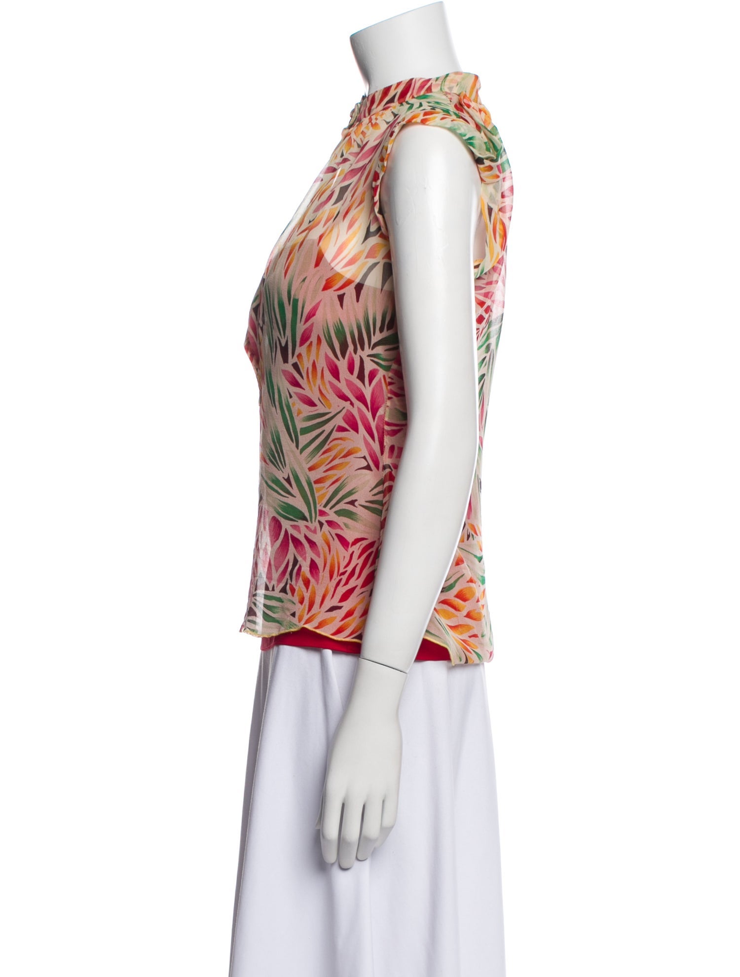 Diane von Furstenberg Silk Printed Top