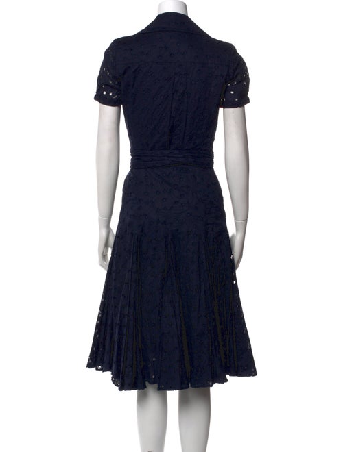 Diane von Furstenberg Floral Print Midi Length Dress