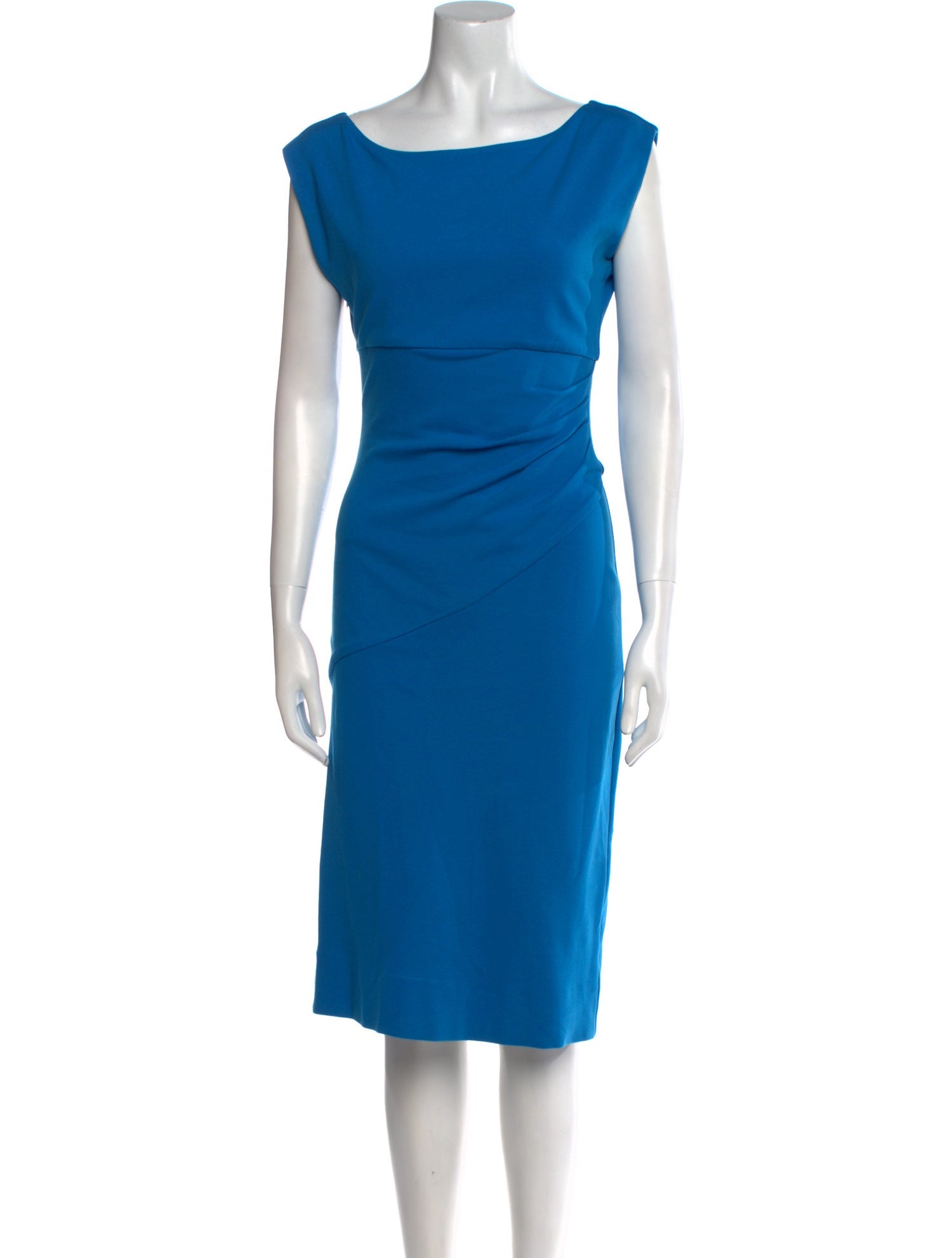 Diane von Furstenberg Bateau Neckline Midi Length Dress