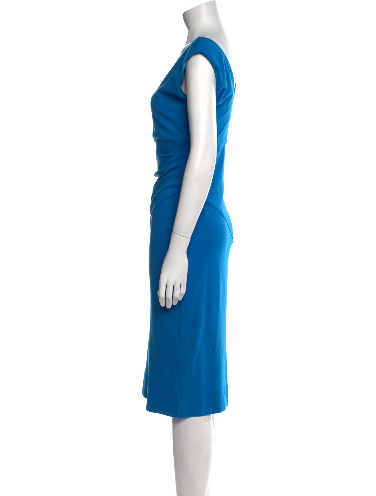 Diane von Furstenberg Bateau Neckline Midi Length Dress