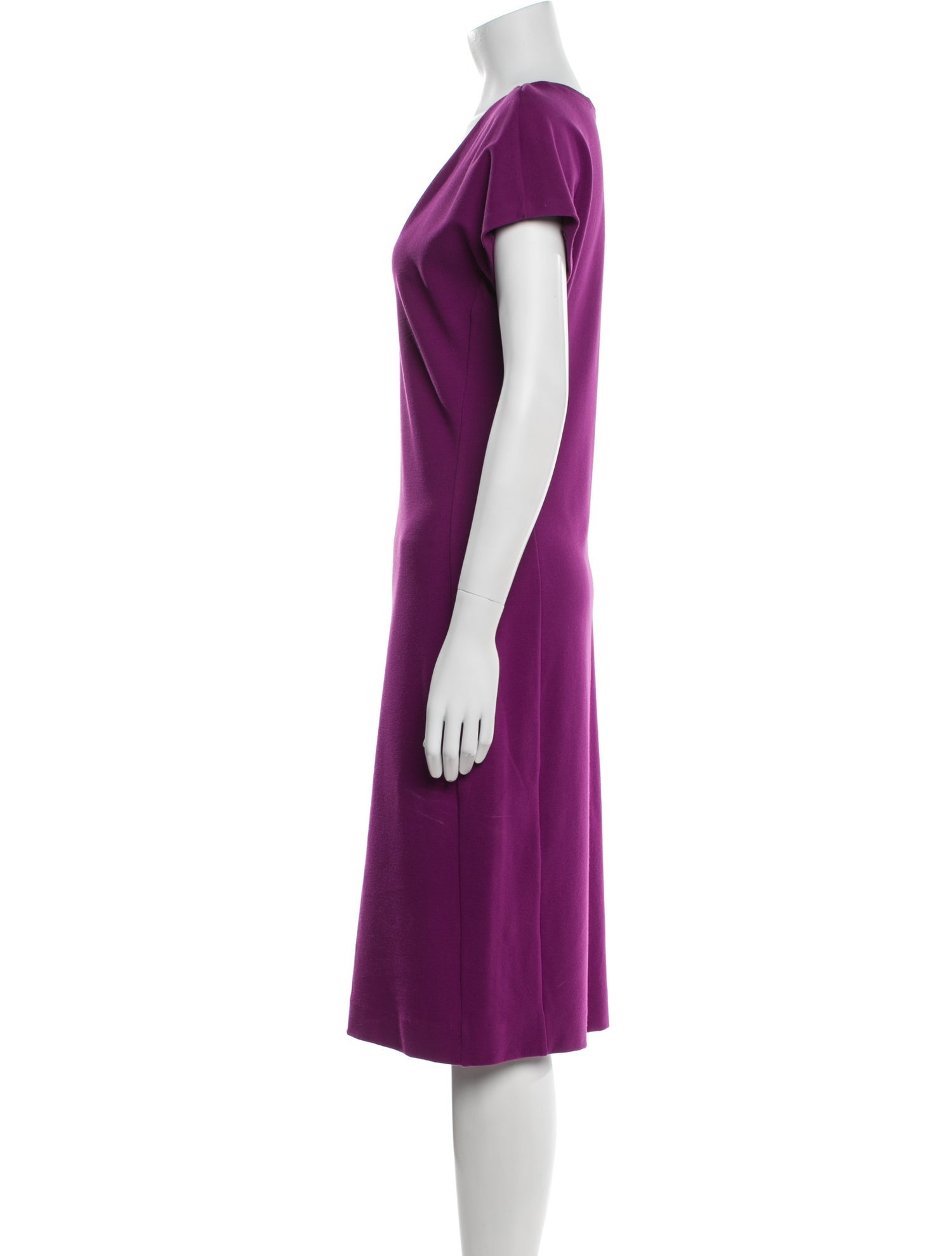 Diane von Furstenberg V-Neck Midi Length Dress