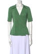 Diane von Furstenberg Silk Short Sleeve Polo