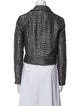 Diane von Furstenberg Animal Print Biker Jacket