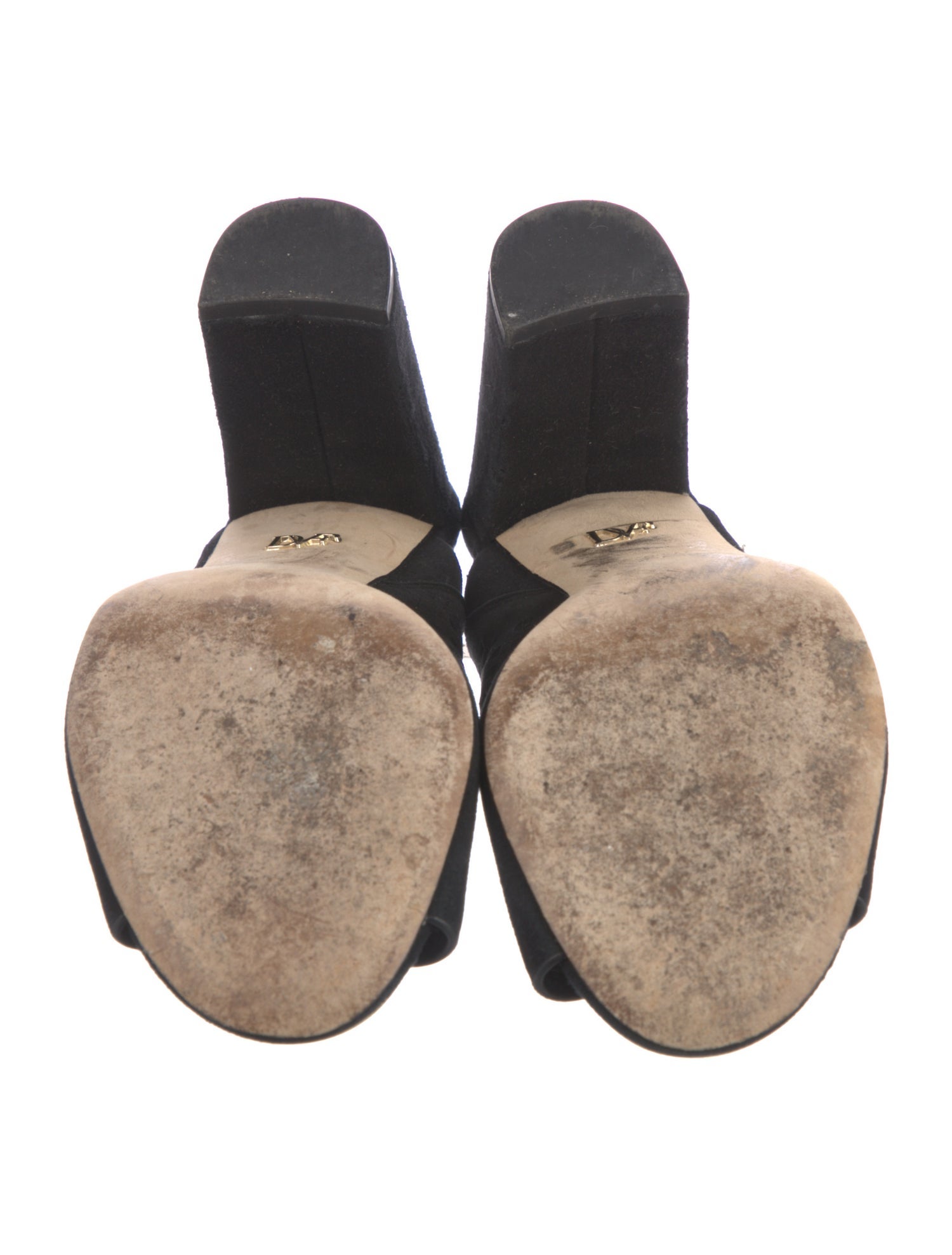 Diane von Furstenberg Suede Lasercut Accents Slides