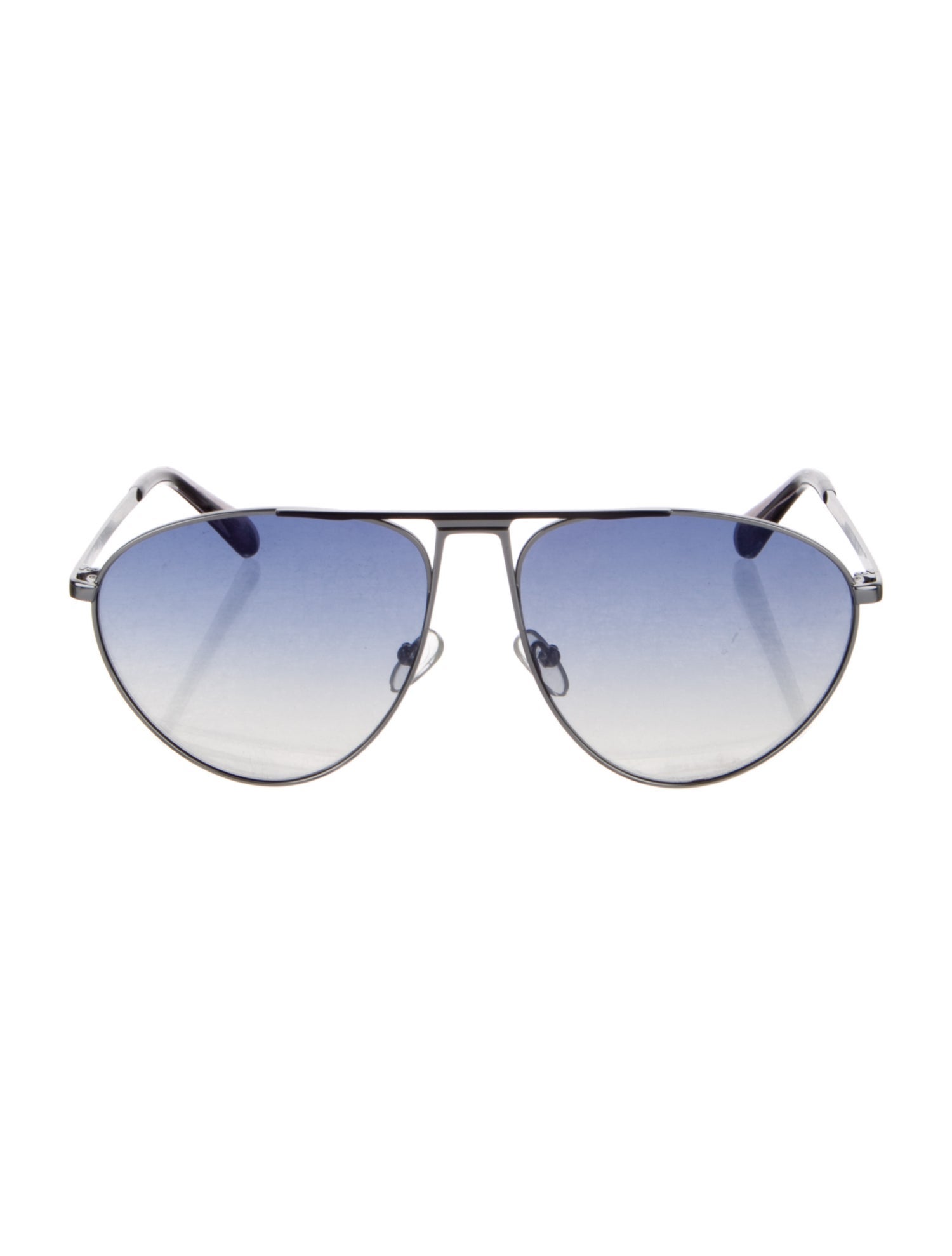 Diane von Furstenberg Aviator Gradient Sunglasses