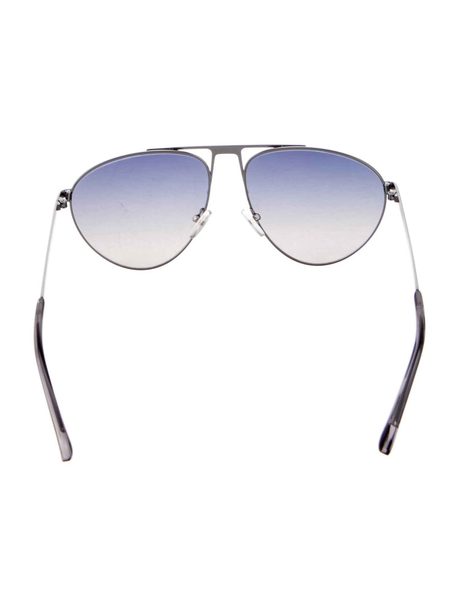 Diane von Furstenberg Aviator Gradient Sunglasses