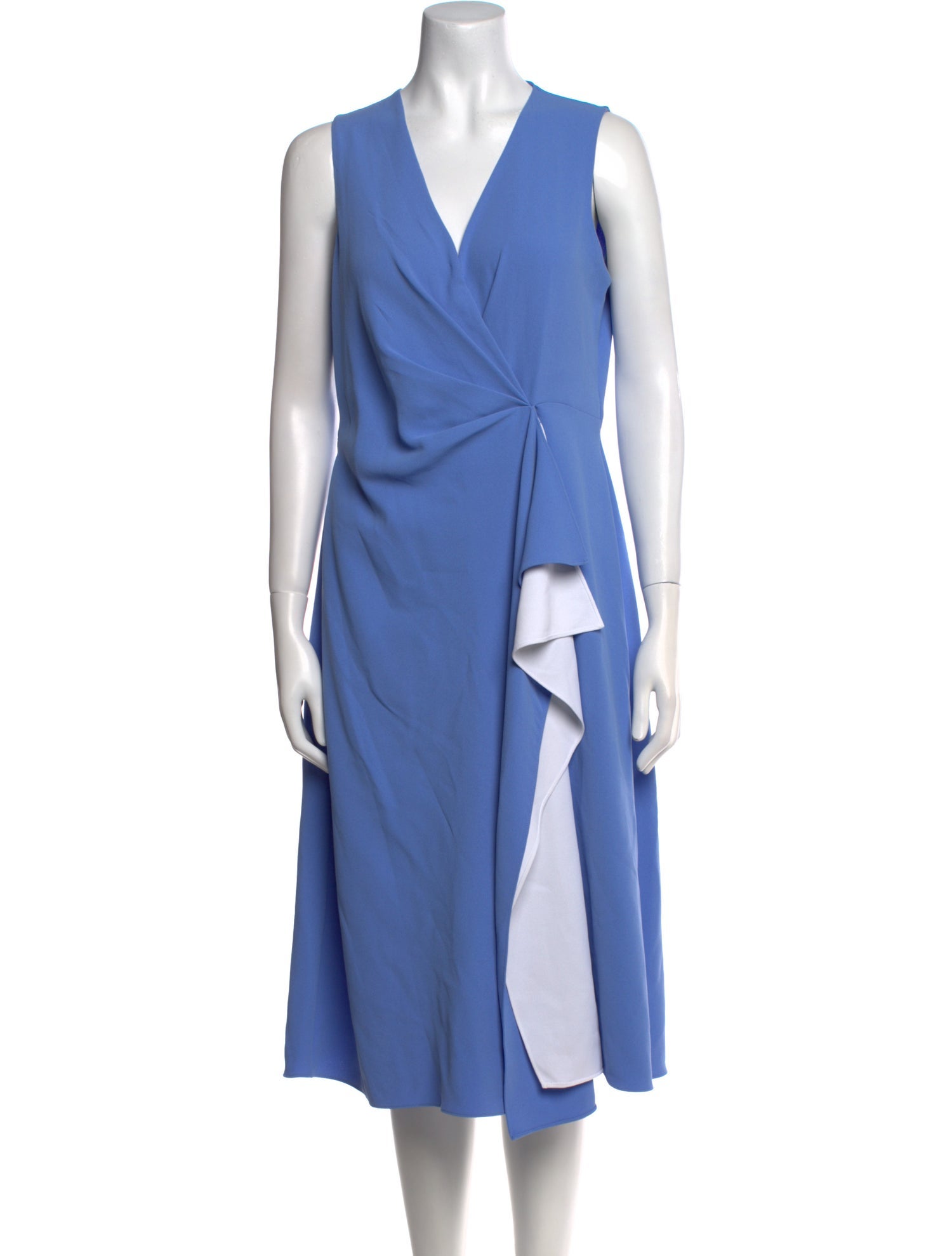 Diane von Furstenberg V-Neck Midi Length Dress