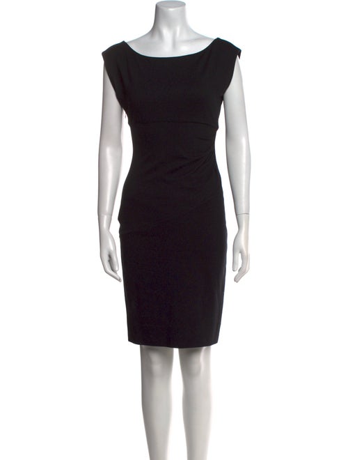 Diane von Furstenberg Bateau Neckline Mini Dress