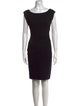Diane von Furstenberg Bateau Neckline Mini Dress