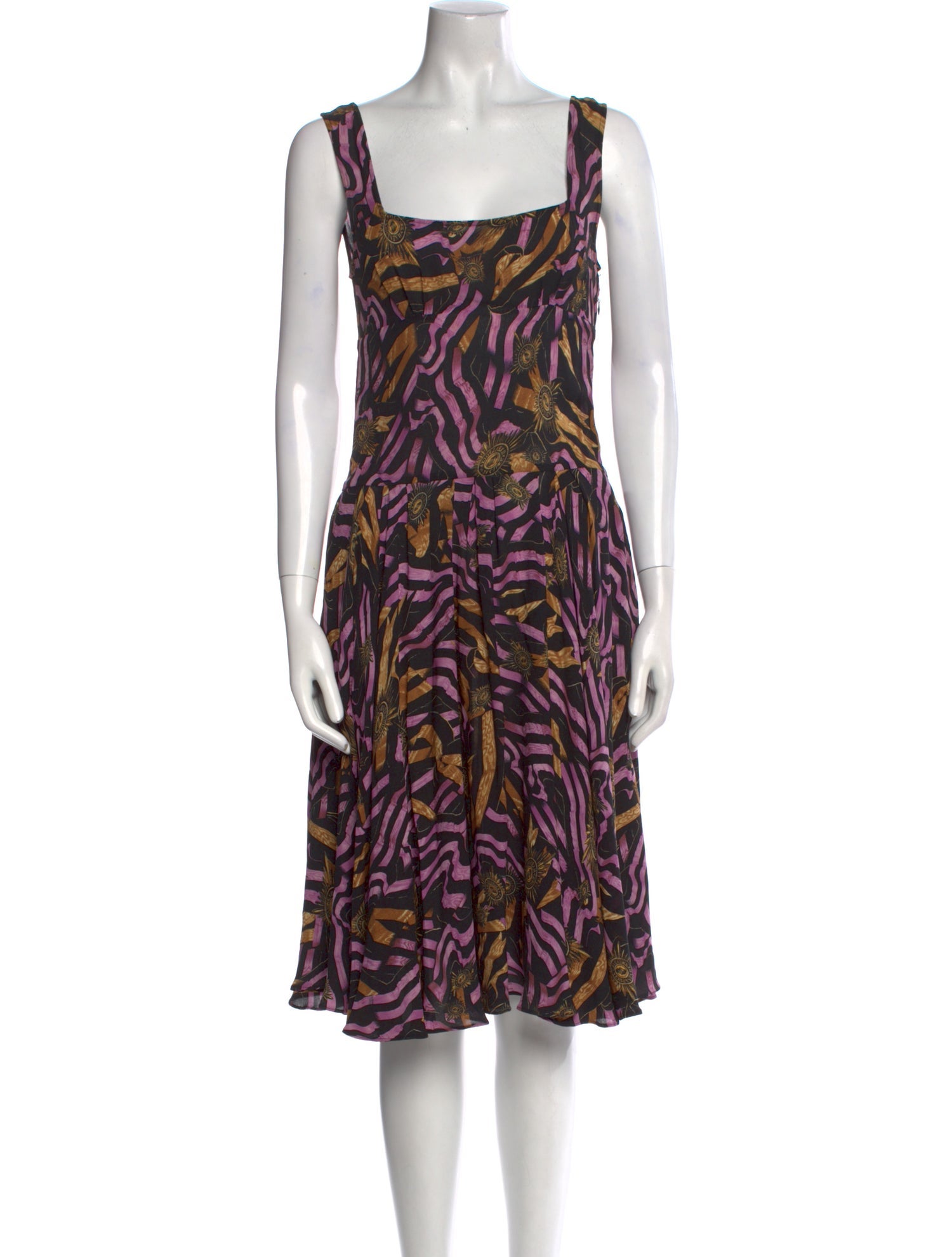 Diane von Furstenberg Silk Midi Length Dress