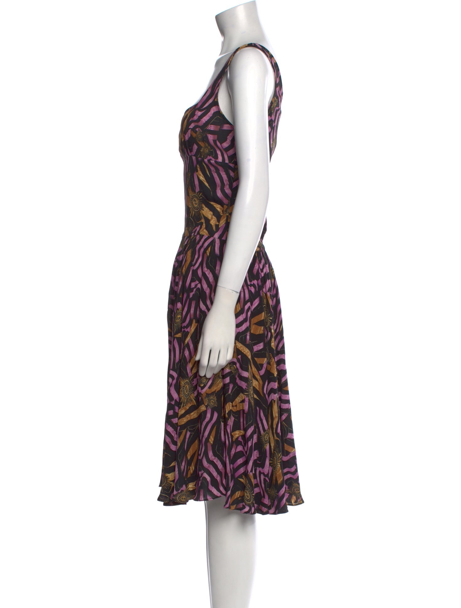 Diane von Furstenberg Silk Midi Length Dress