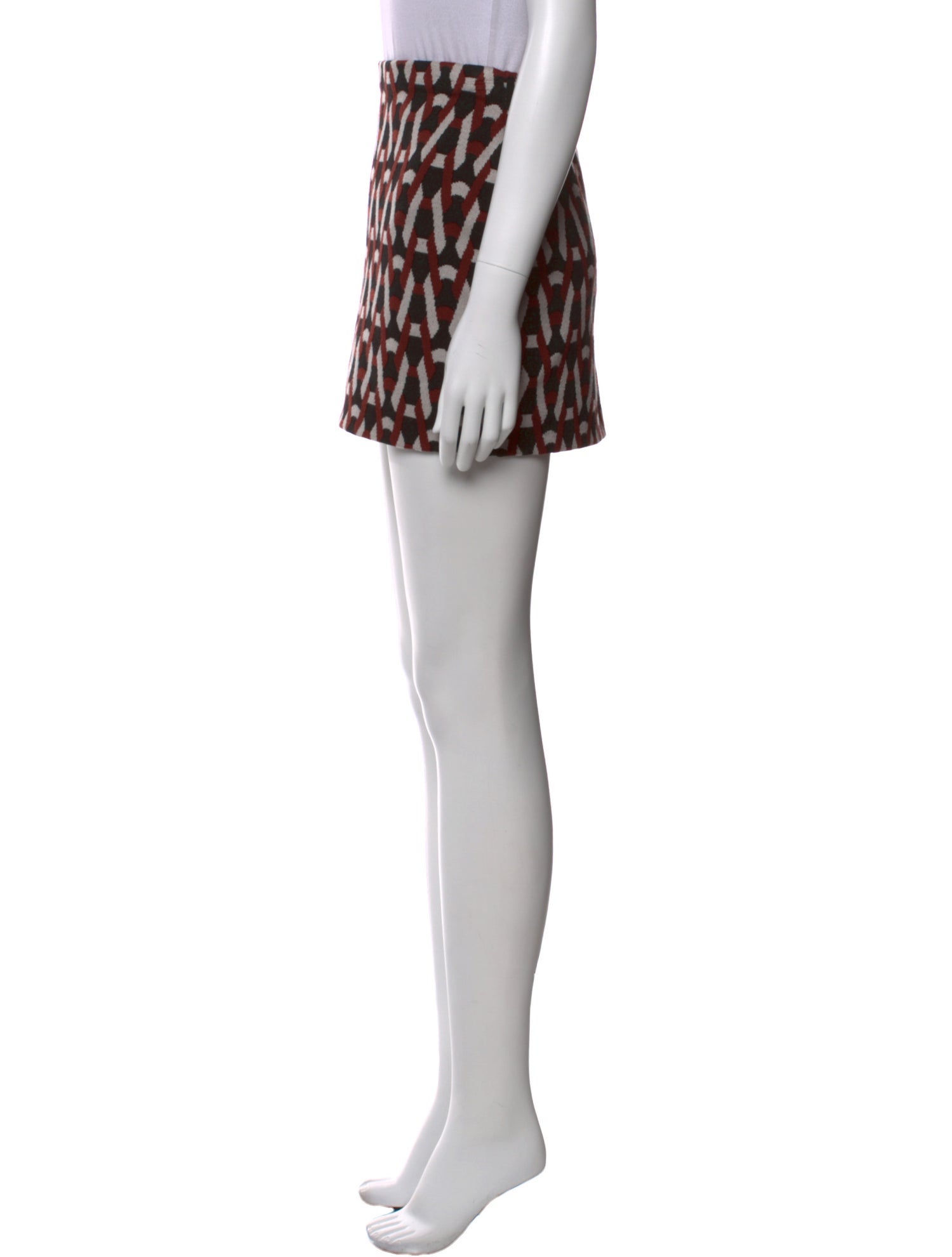 Diane von Furstenberg Printed Mini Skirt