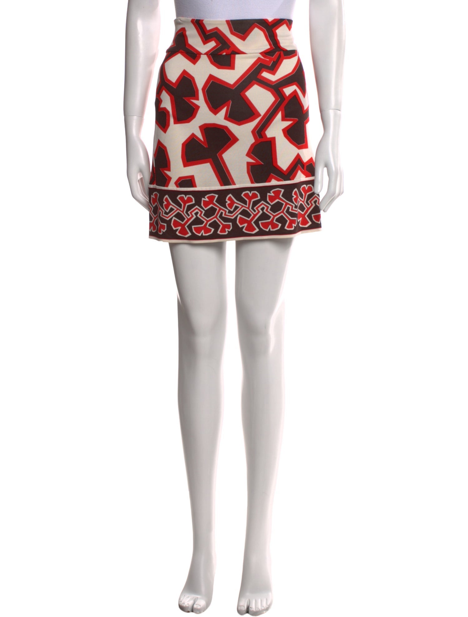 Diane von Furstenberg Silk Mini Skirt
