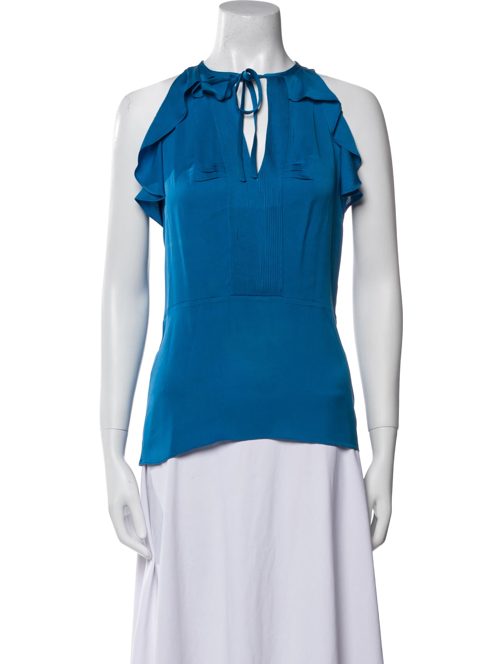 Diane von Furstenberg Silk Halterneck Blouse