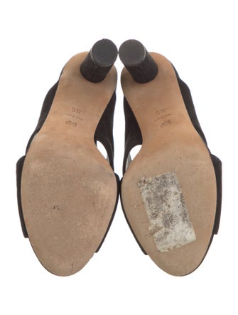 Diane von Furstenberg Suede Slides