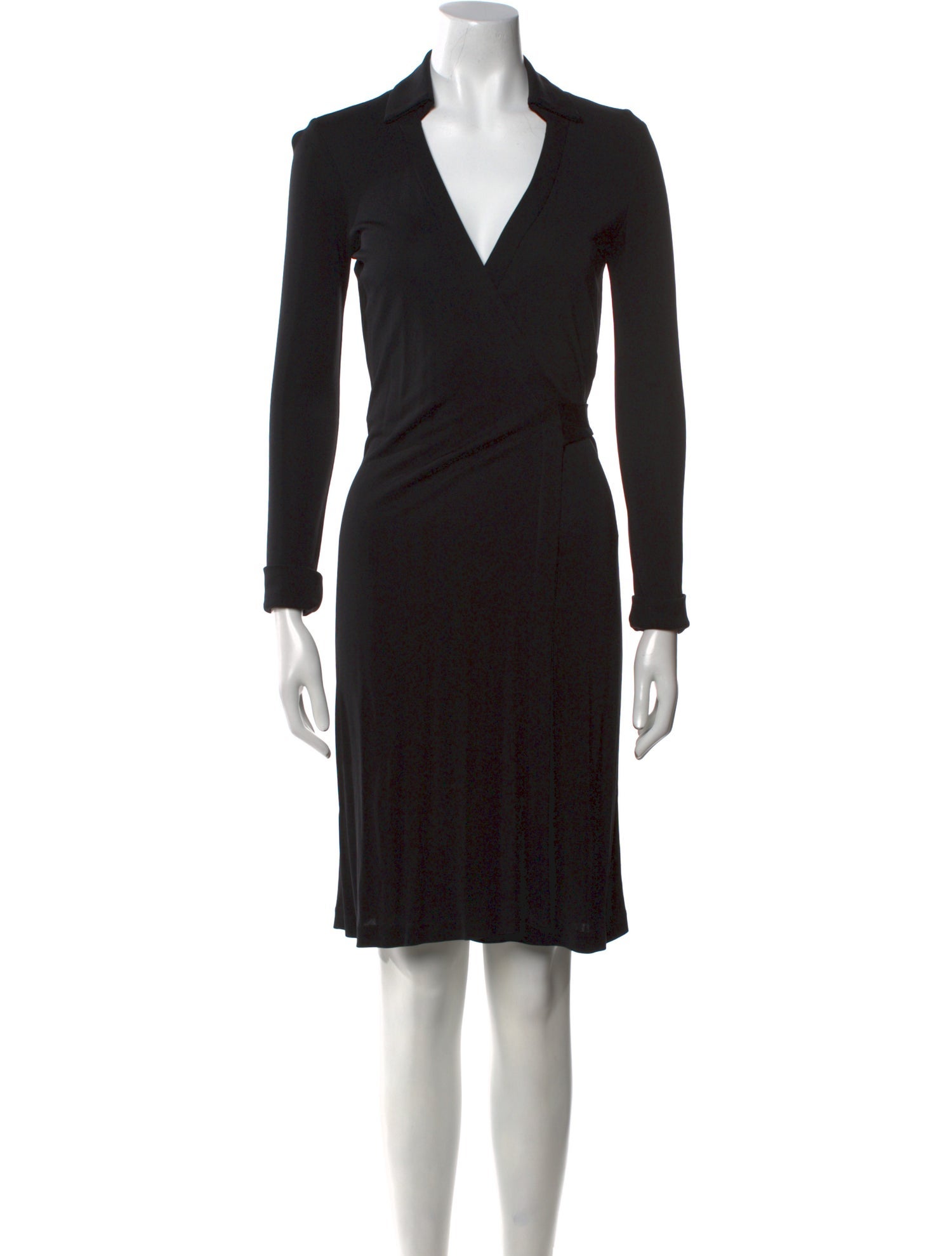 Diane von Furstenberg V-Neck Knee-Length Dress